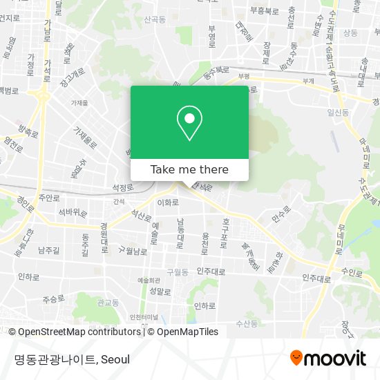 명동관광나이트 map