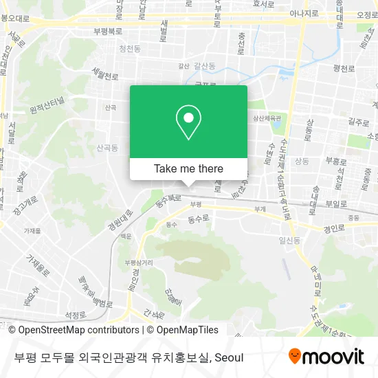 부평 모두몰 외국인관광객 유치홍보실 map