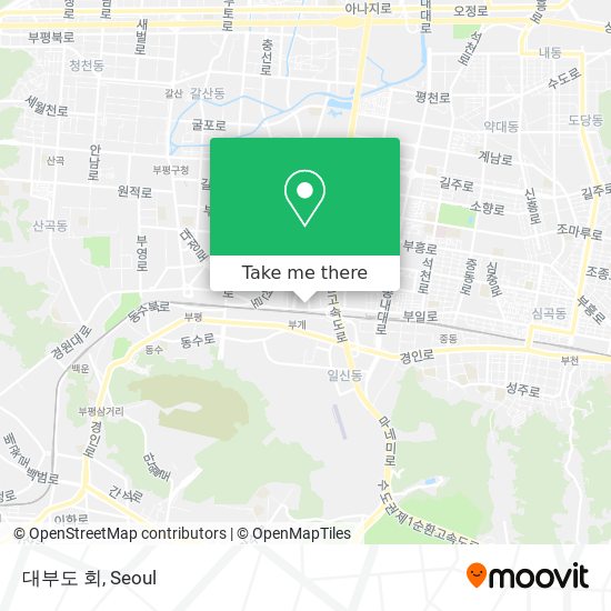 대부도 회 map