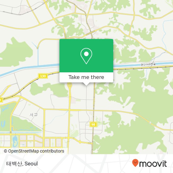 태백산 map