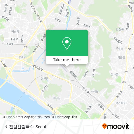 화전일산칼국수 map