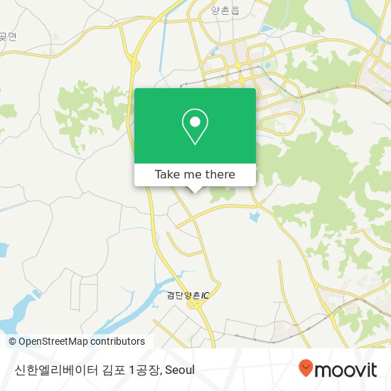 신한엘리베이터 김포 1공장 map