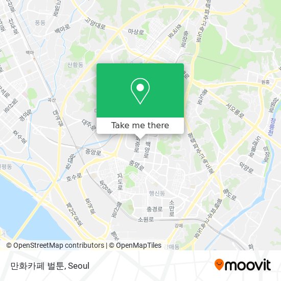 만화카페 벌툰 map
