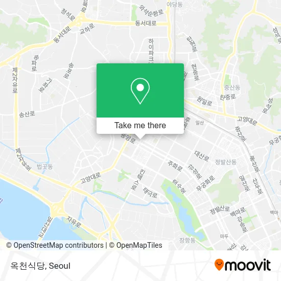 옥천식당 map