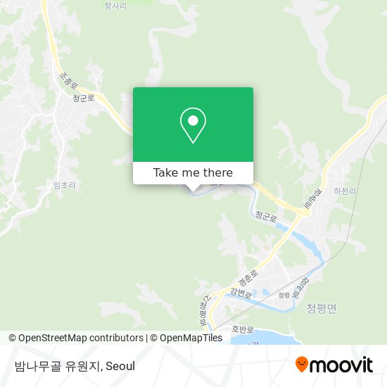 밤나무골 유원지 map