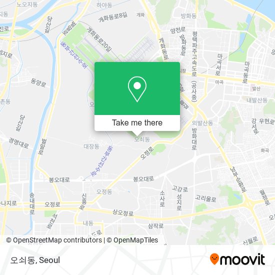 오쇠동 map