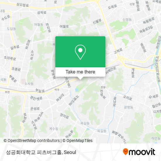 성공회대학교 피츠버그홀 map