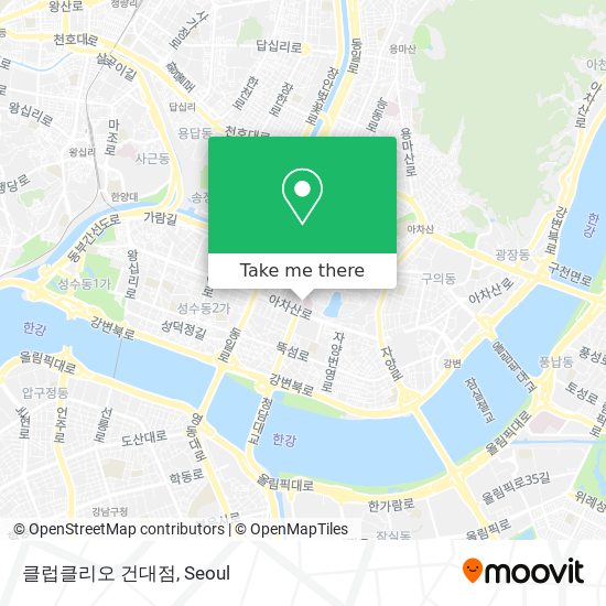 클럽클리오 건대점 map