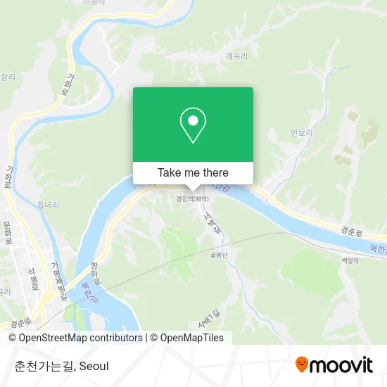 춘천가는길 map