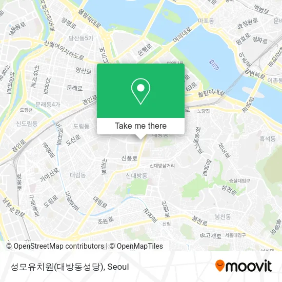 성모유치원(대방동성당) map