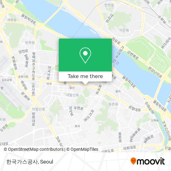 한국가스공사 map