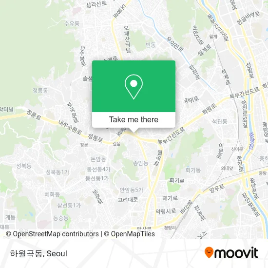 하월곡동 map