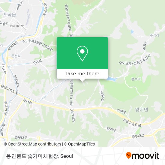 용인랜드 숯가마체험장 map