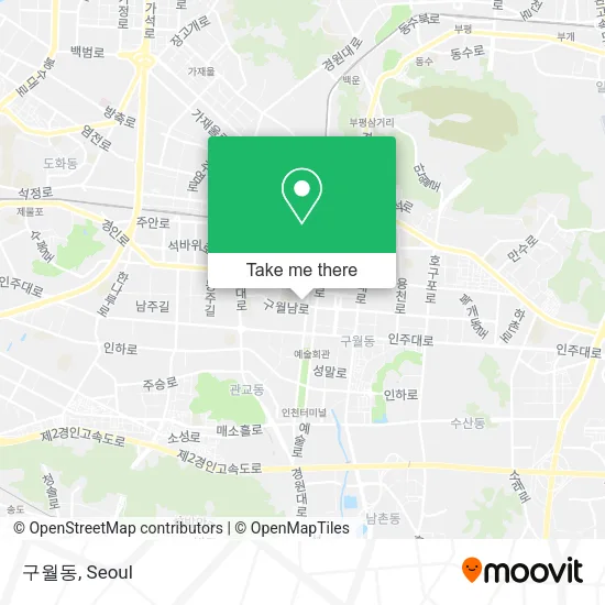 구월동 map