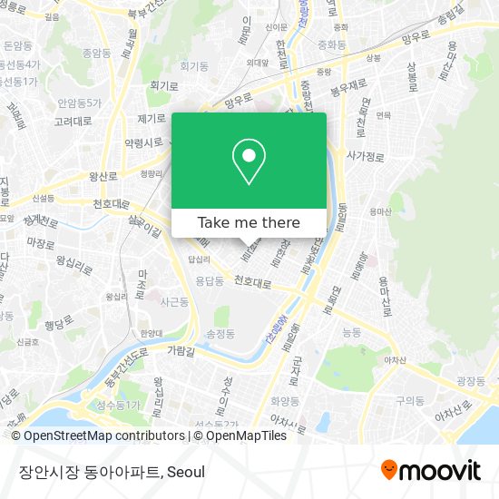 장안시장 동아아파트 map