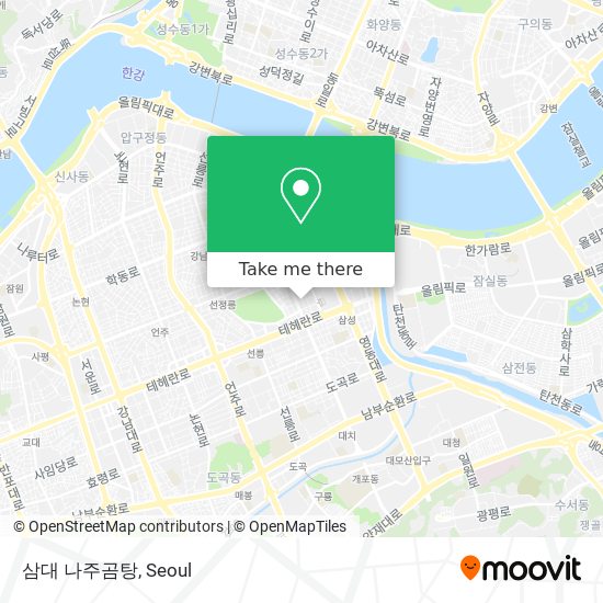 삼대 나주곰탕 map