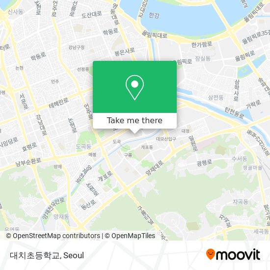 대치초등학교 map