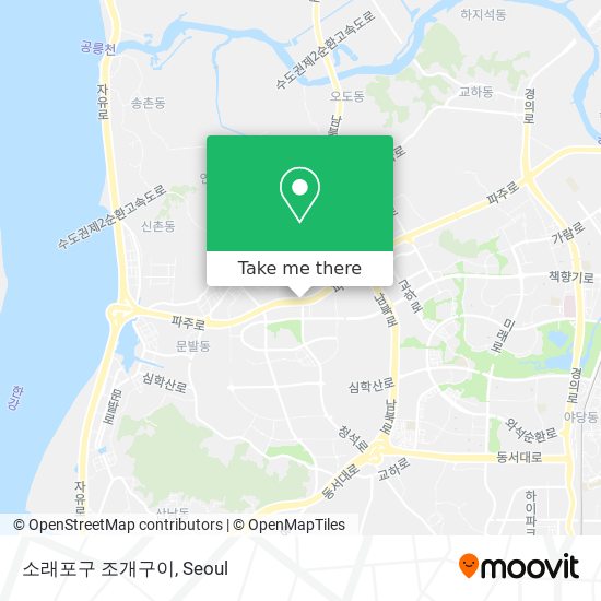 소래포구 조개구이 map