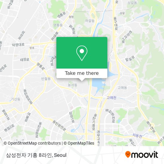 삼성전자 기흥 8라인 map