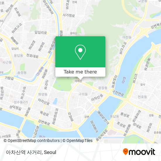 아차산역 사거리 map
