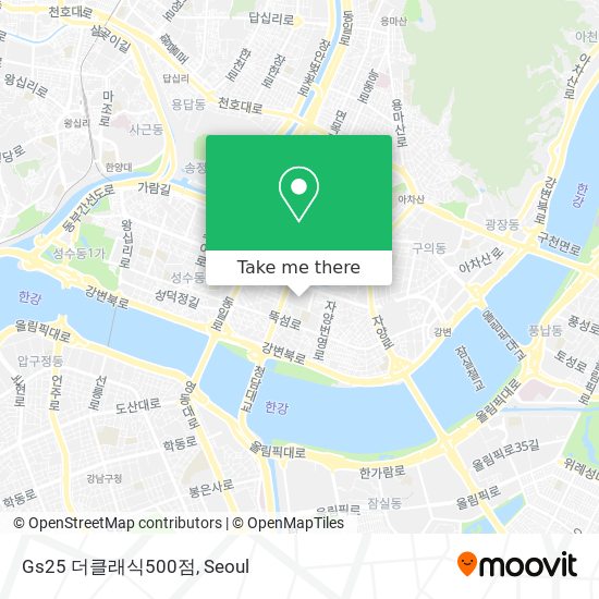 Gs25 더클래식500점 map