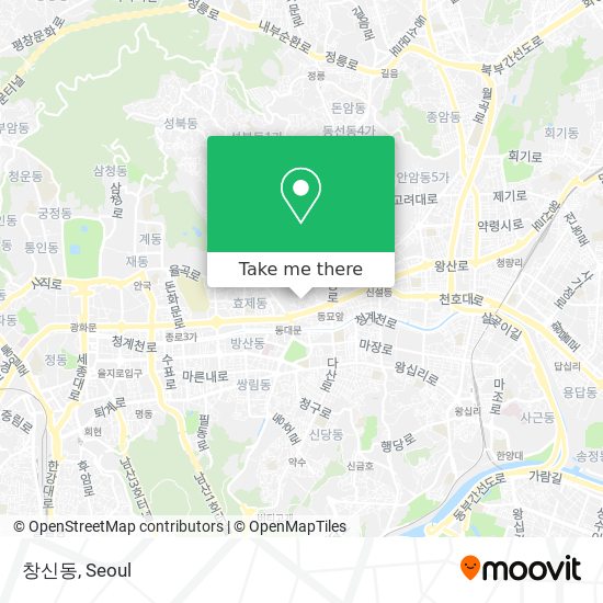 창신동 map