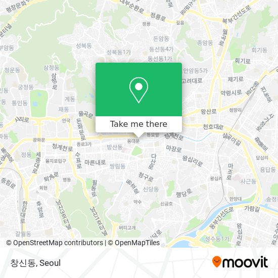 창신동 map