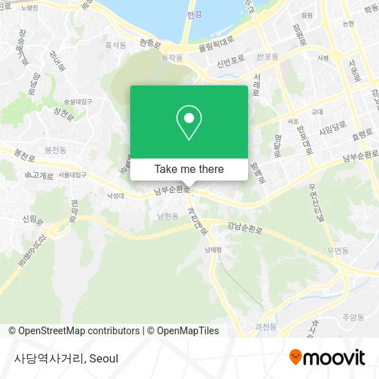 사당역사거리 map