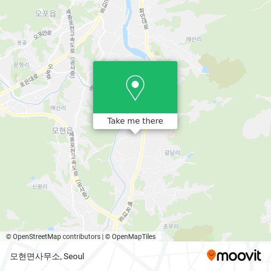 모현면사무소 map