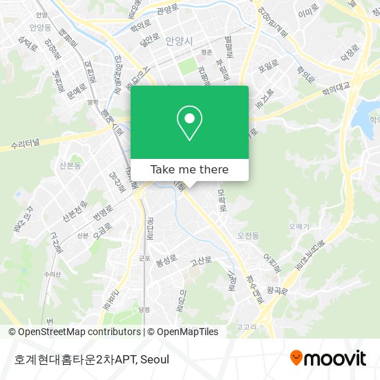 호계현대홈타운2차APT map