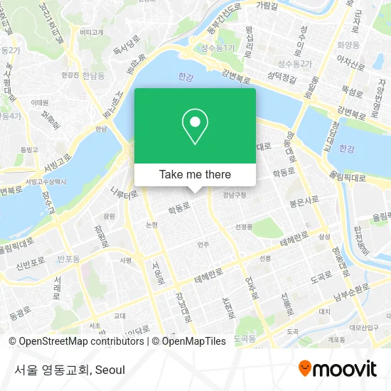 서울 영동교회 map