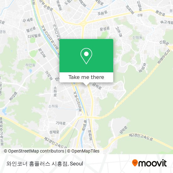 와인코너 홈플러스 시흥점 map