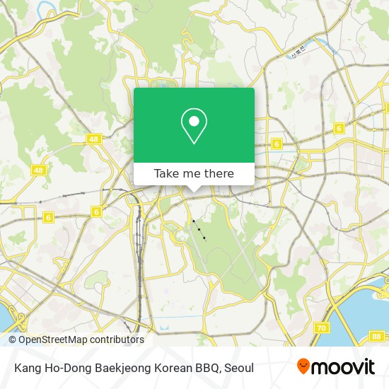 Kang Ho-Dong Baekjeong Korean BBQ map