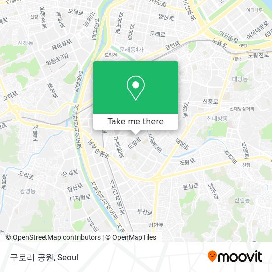 구로리 공원 map