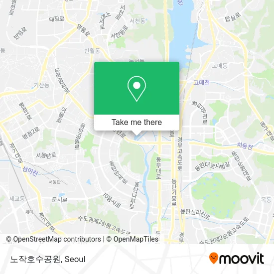 노작호수공원 map
