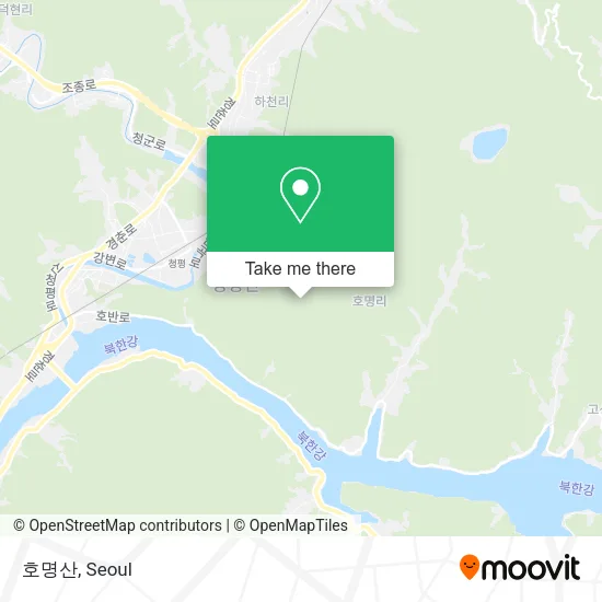 호명산 map