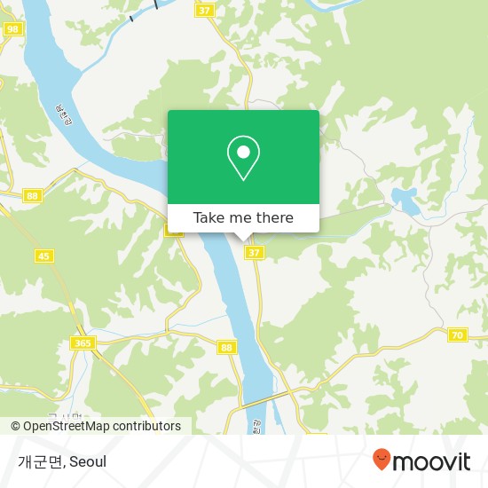 개군면 map