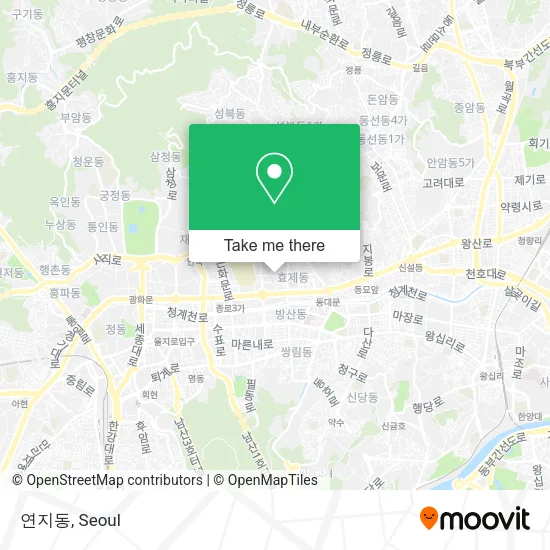 연지동 map