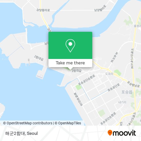 해군2함대 map