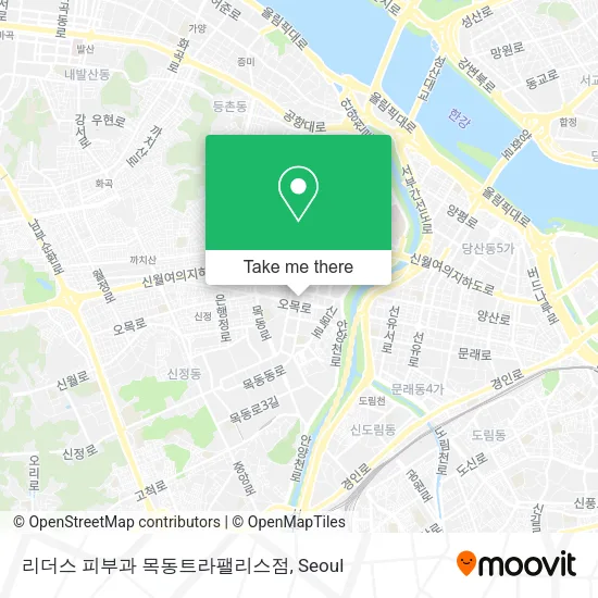 리더스 피부과 목동트라팰리스점 map