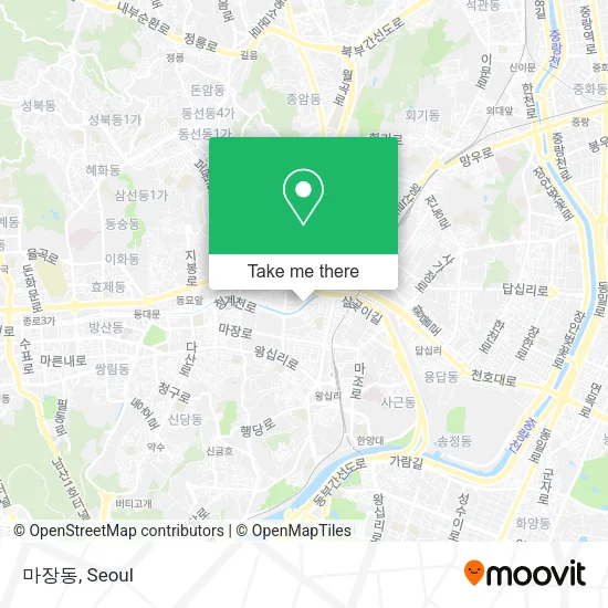 마장동 map