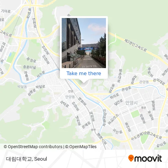 대림대학교 map