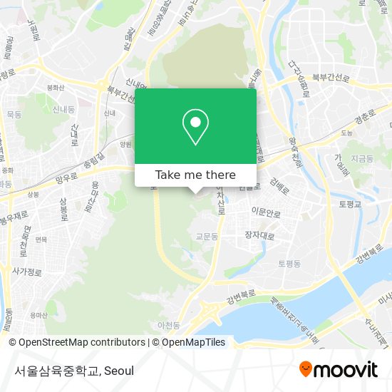 서울삼육중학교 map