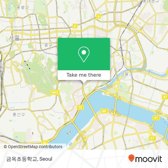 금옥초등학교 map