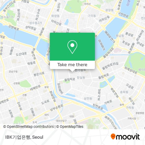 IBK기업은행 map