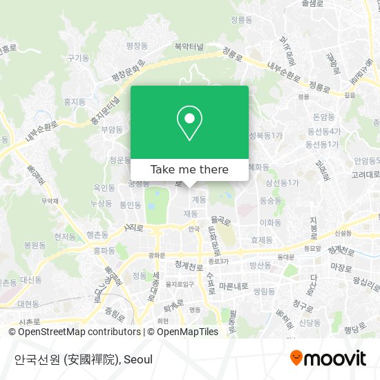 안국선원 (安國禪院) map