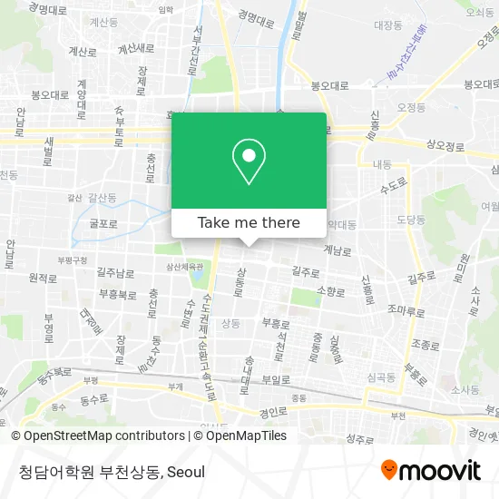청담어학원 부천상동 map