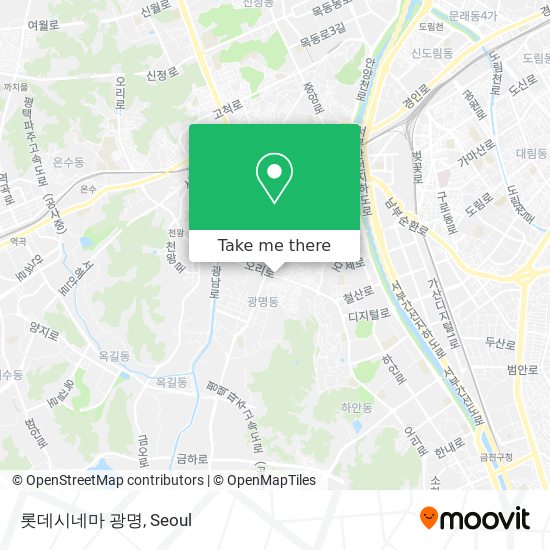 롯데시네마 광명 map