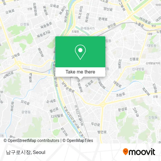 남구로시장 map