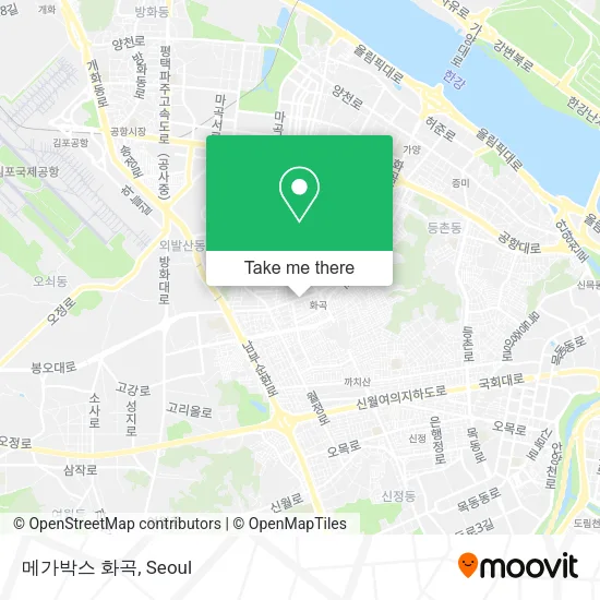 메가박스 화곡 map